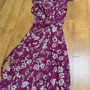 Nanette Lepore Magenta Floral Dress
